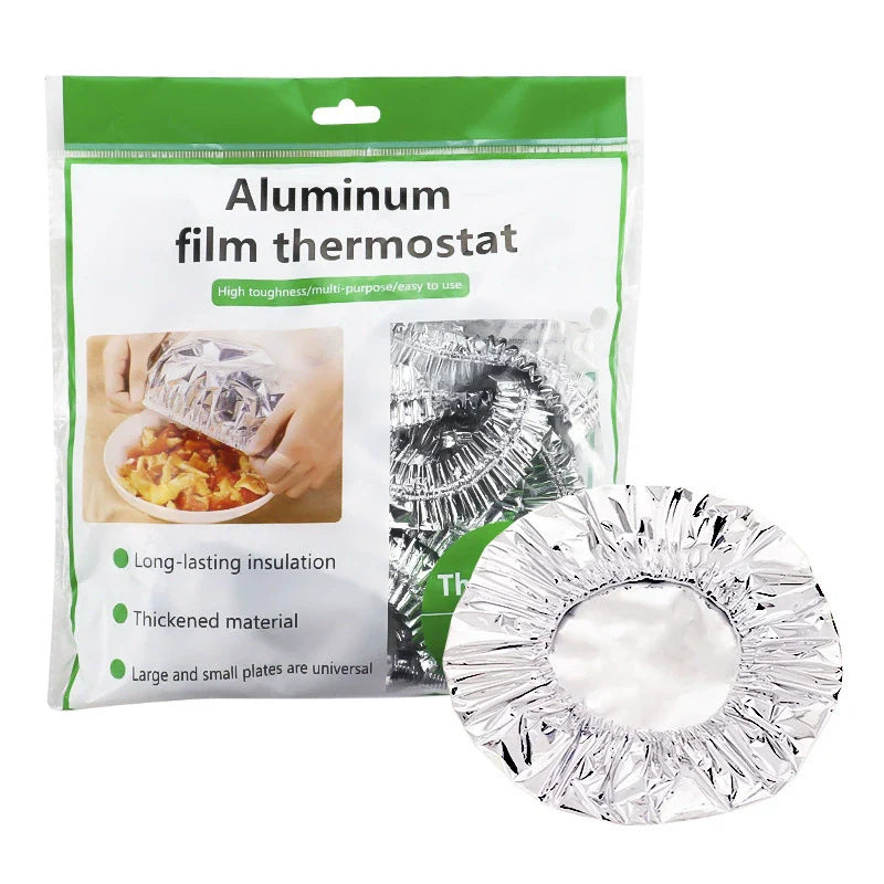 🍲🔥 Keep Food Warm Longer – Aluminum Foil Food Covers | Buy 1 Get 1 Free (100PCS)