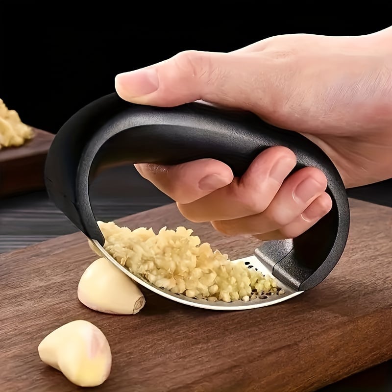 🔥Last Day Buy 1 Get 1 Free $9.99 Each🔥430 Stainless Steel Ring Garlic Press