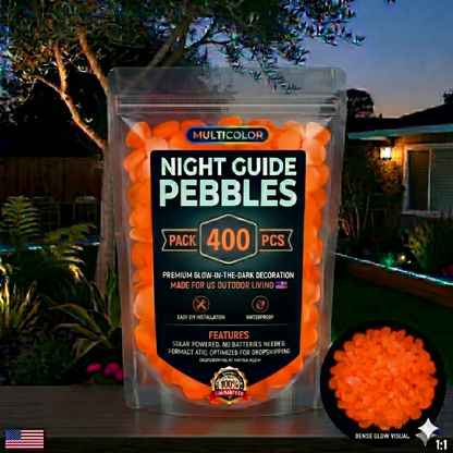 💥LAST DAY SALE 50%OFF💥🌈Glow-in-the-Dark Garden Stones – Colorful Luminous Pebbles for Outdoor Decor