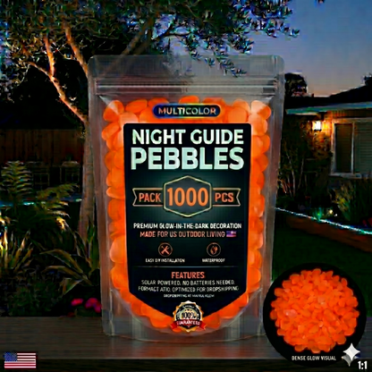 💥LAST DAY SALE 50%OFF💥🌈Glow-in-the-Dark Garden Stones – Colorful Luminous Pebbles for Outdoor Decor