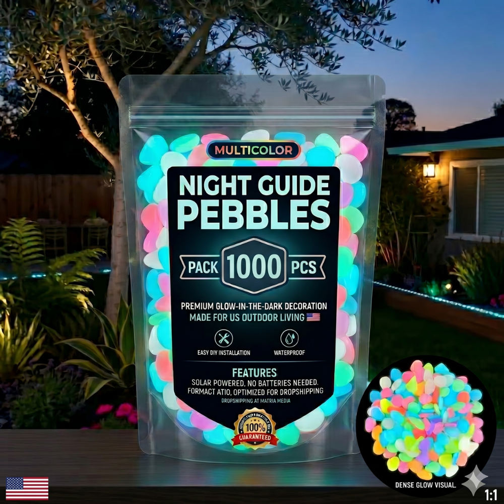 💥LAST DAY SALE 50%OFF💥🌈Glow-in-the-Dark Garden Stones – Colorful Luminous Pebbles for Outdoor Decor
