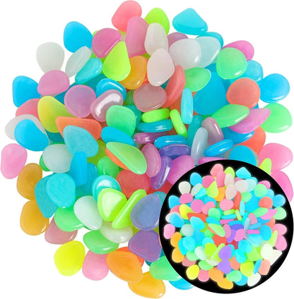 💥LAST DAY SALE 50%OFF💥🌈Glow-in-the-Dark Garden Stones – Colorful Luminous Pebbles for Outdoor Decor